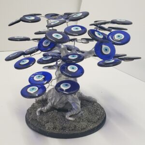 BLUE TURKISH EVIL EYE BONSAI TREE