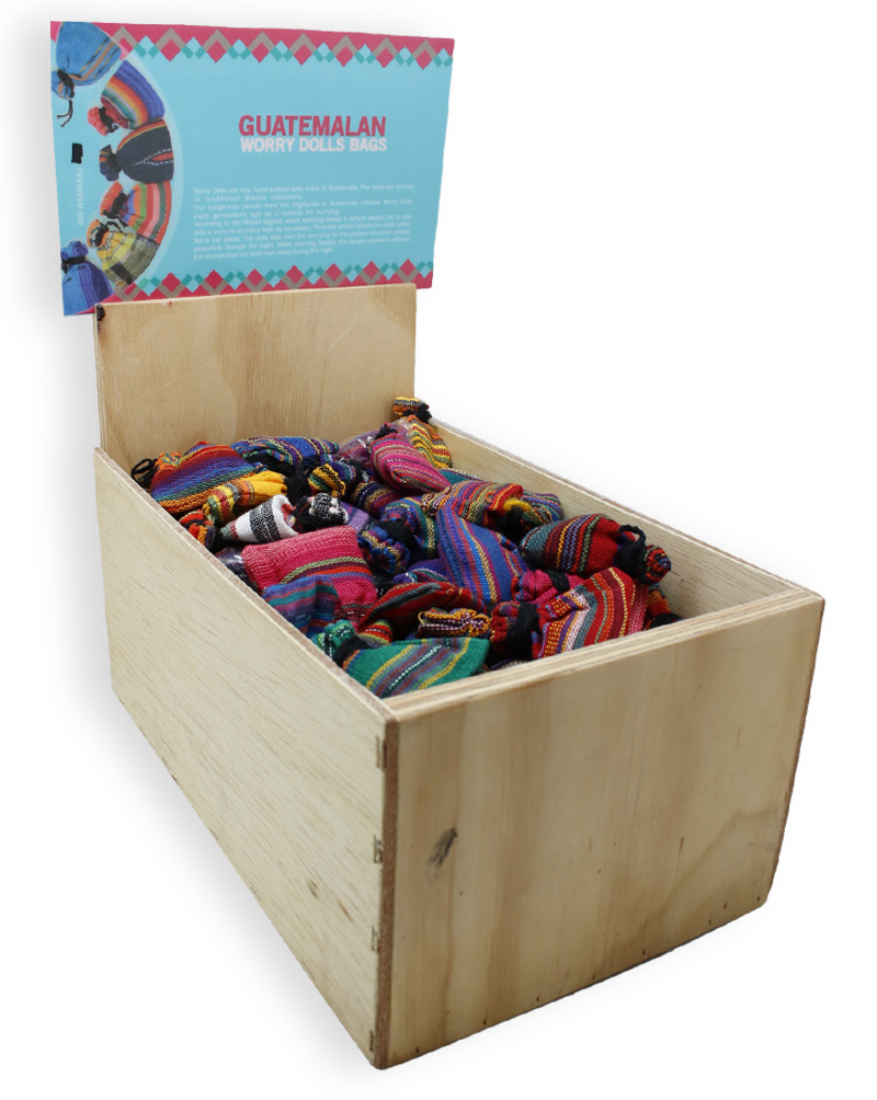 WD-BAG Small Worry Dolls in Bag