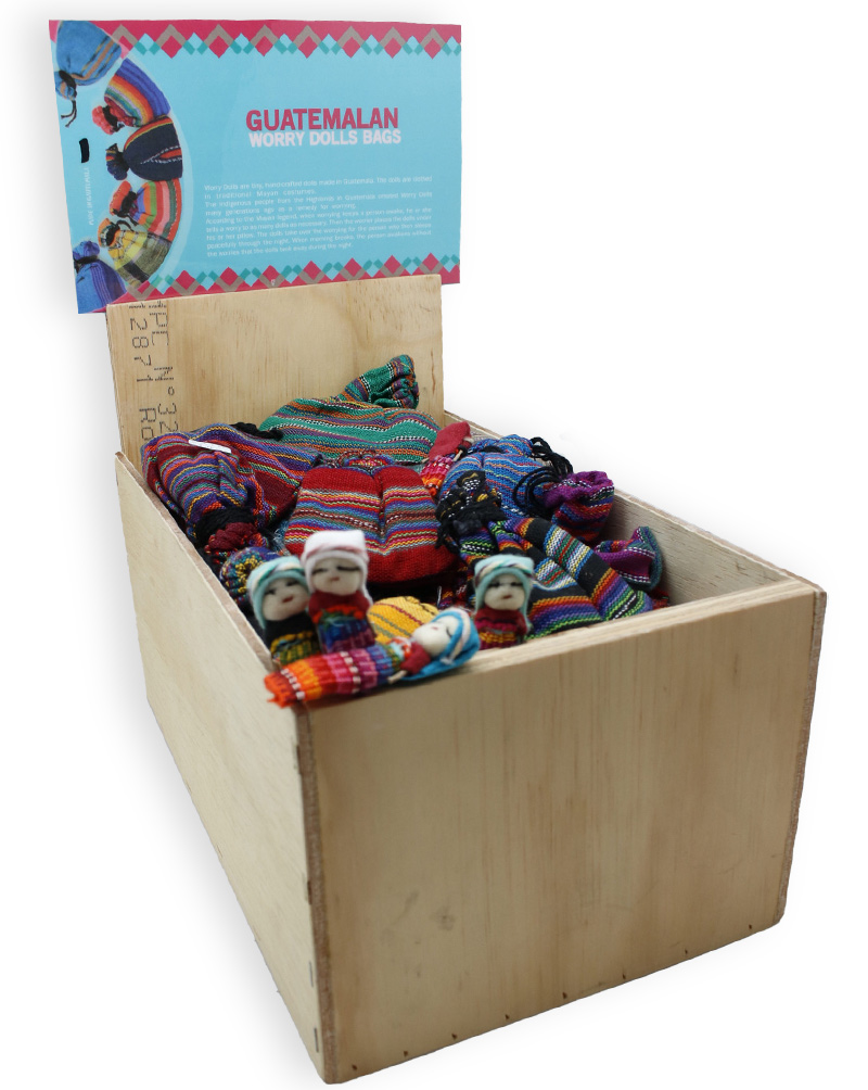 WDL-BAG Large Worry Dolls in Bag