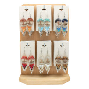 PHE-161 Tree of Life Earrings with Dangles