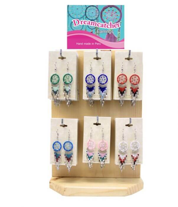 PHE-540 Dreamcatcher dangles with beads