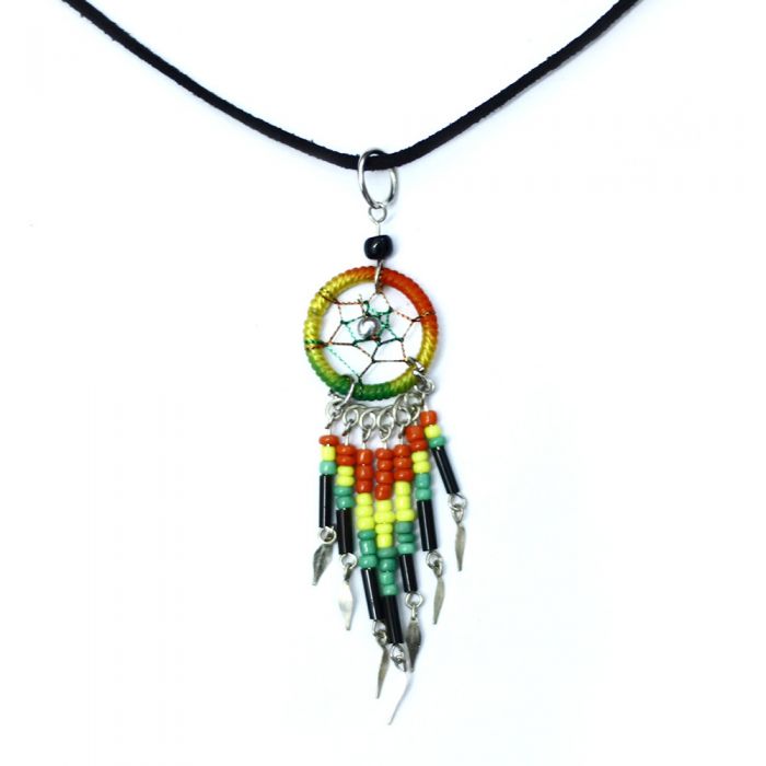 PHN-400R Rasta dreamcatcher dangles
