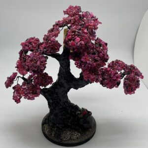 FUCHSIA AGATE BONSAI TREE STONES